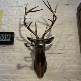 Artistic Wall Decoration with Deer Head – Designer Wall Sculpture