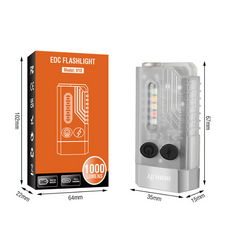 Compact USB-C EDC Flashlight with Magnetic Base