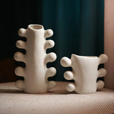 Decorative, sculpted vase – modern table decoration