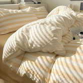 Elegant Cotton Elenorra Striped Bedding Set