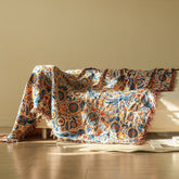 Bird and Flower Pattern Blanket Lightweight Interior Accessory