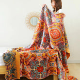 Double-Sided Boho Temperature-Regulating Blanket