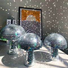 Mushroom Mirror Ball Lamp for Home Interiors