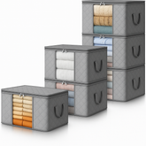 Compact foldable clothes organizer box