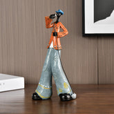 Vintage jazz band figurine Decorative musical ornament