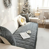 Elegant Plush Sofa Cover