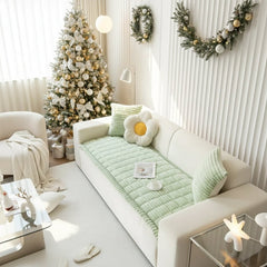 Elegant Plush Sofa Cover