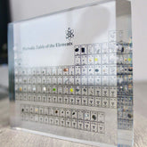 Educational Periodic Table with Real Elements