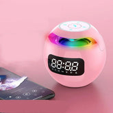 Smart Bluetooth alarm clock with LED light display