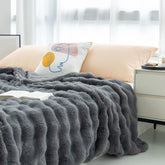 Double-Sided Blanket Stylish Texture for Modern Interiors