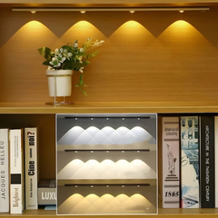 Smart motion sensor rechargeable wall lamp with touch dimmer – For indoor and stairwell use