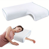 Comfortable side pillow with arm support