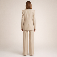 Women's Modern Set with Blazer and Flared Pants