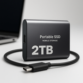 Compact Portable 2TB SSD Drive for Laptop and PC