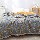 Elegant Leaf Blanket for Interiors