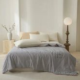 Ruffled Floral Summer Quilt - Lightweight and Breathable