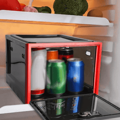 Secure storage container with lockable lid