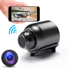 Compact Wide-Angle WiFi HD Camera with Night Vision Function