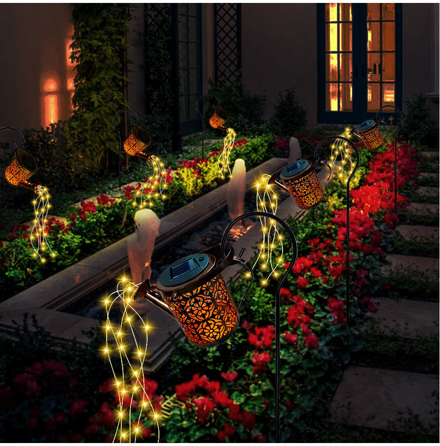 Solar Starburst garden lamp for outdoor lighting and decoration