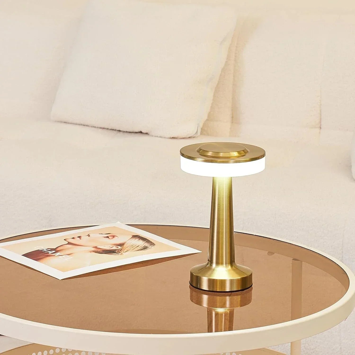 Classic portable wireless LED table lamp